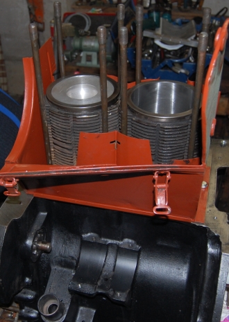 luftgekühlter Famulusmotor ohne Zylinderköpfe